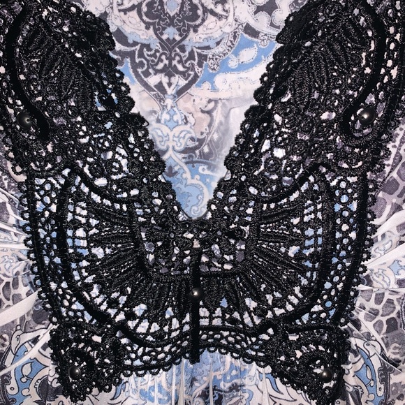 Blue Live and Let Live Blue Top - Picture 5 of 12